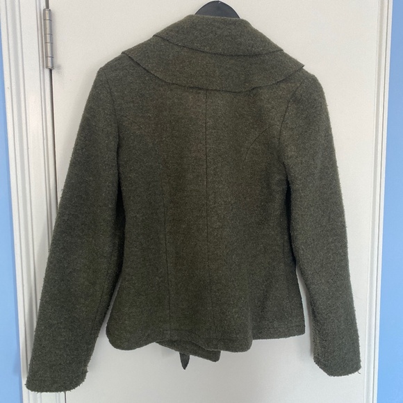 FINAL PRICE: French (Heteroclite) boiled wool jacket, sz38 (6) - Picture 2 of 3
